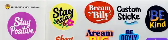 طباعة ستيكرات حسب الطلب