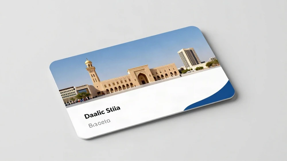 تصميم بطاقة تعريفية للموظف سعودي