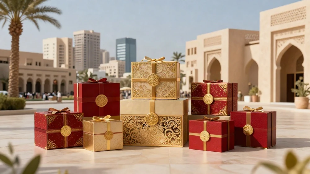 تصميم بوكسات هدايا فاخرة بالملكة