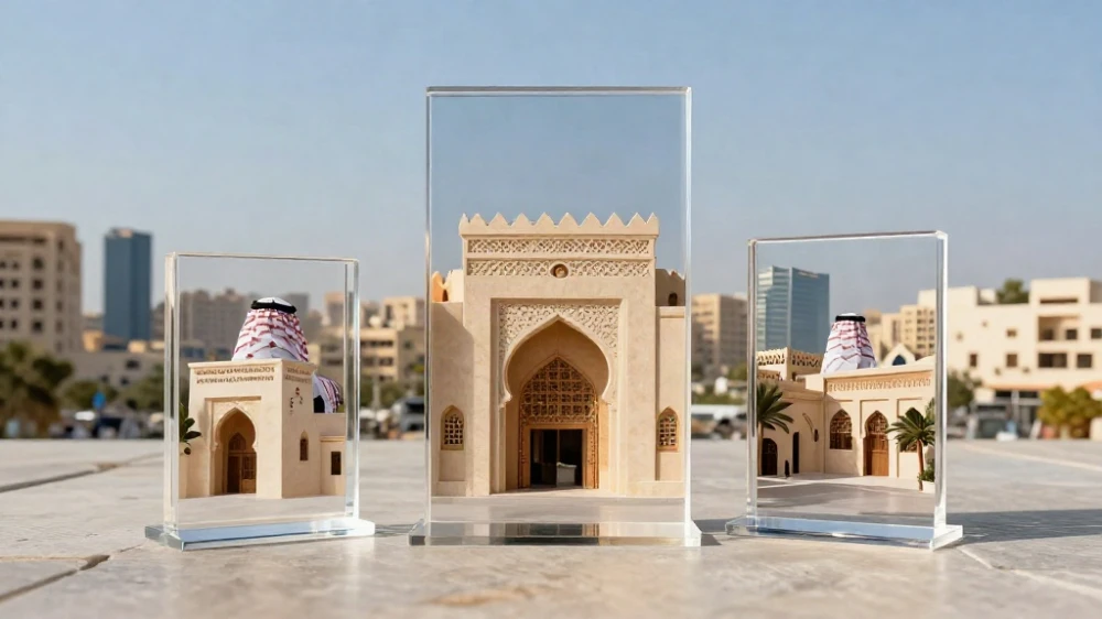 تصميم ستاندات عرض خشبية واكريليك