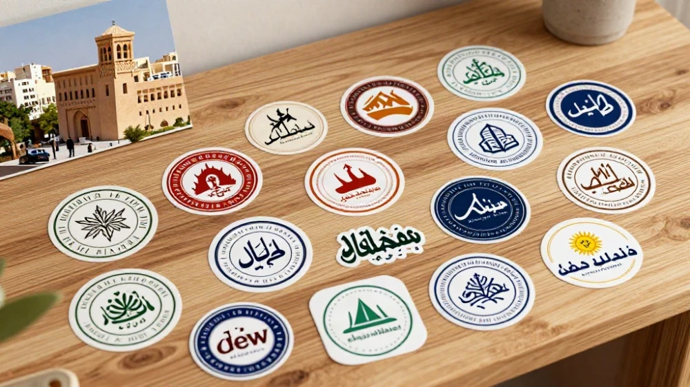 تصميم ستيكرات لوجو للشركات السعودية