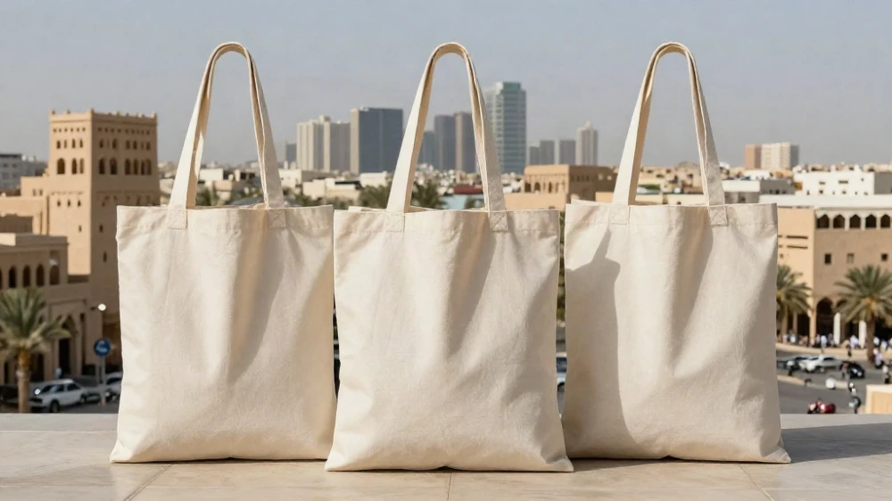 طباعة أكياس قماشية صديقة للبيئة