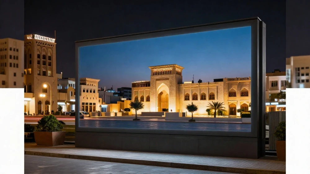 بنرات اعلانية مضيئة عالية الدقة