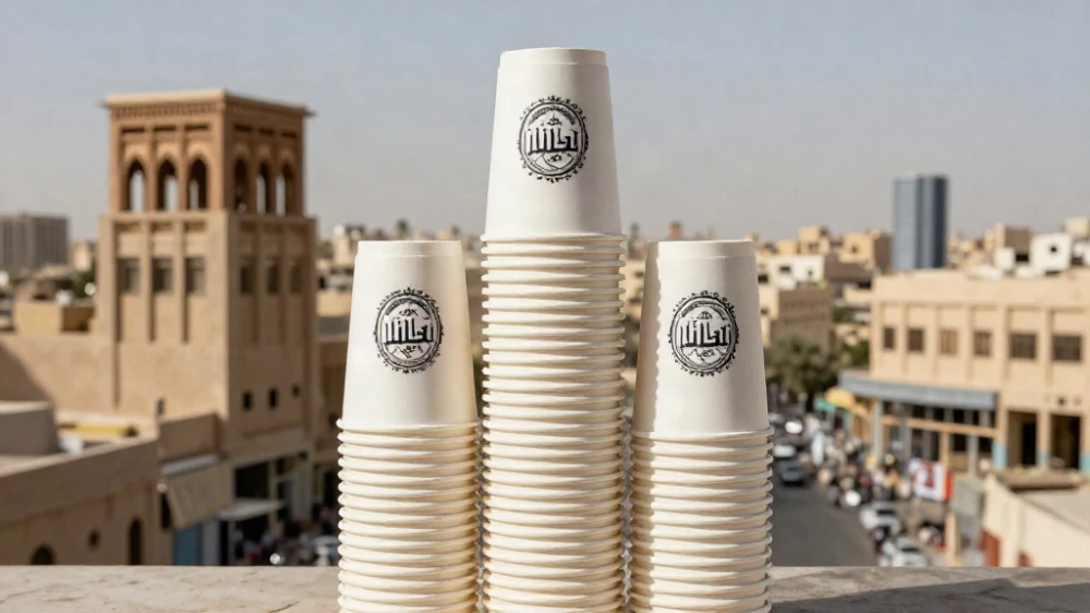 طباعة أكواب ورقية بالجملة الرياض