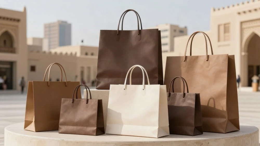 طباعة أكياس تغليف هدايا بالجملة