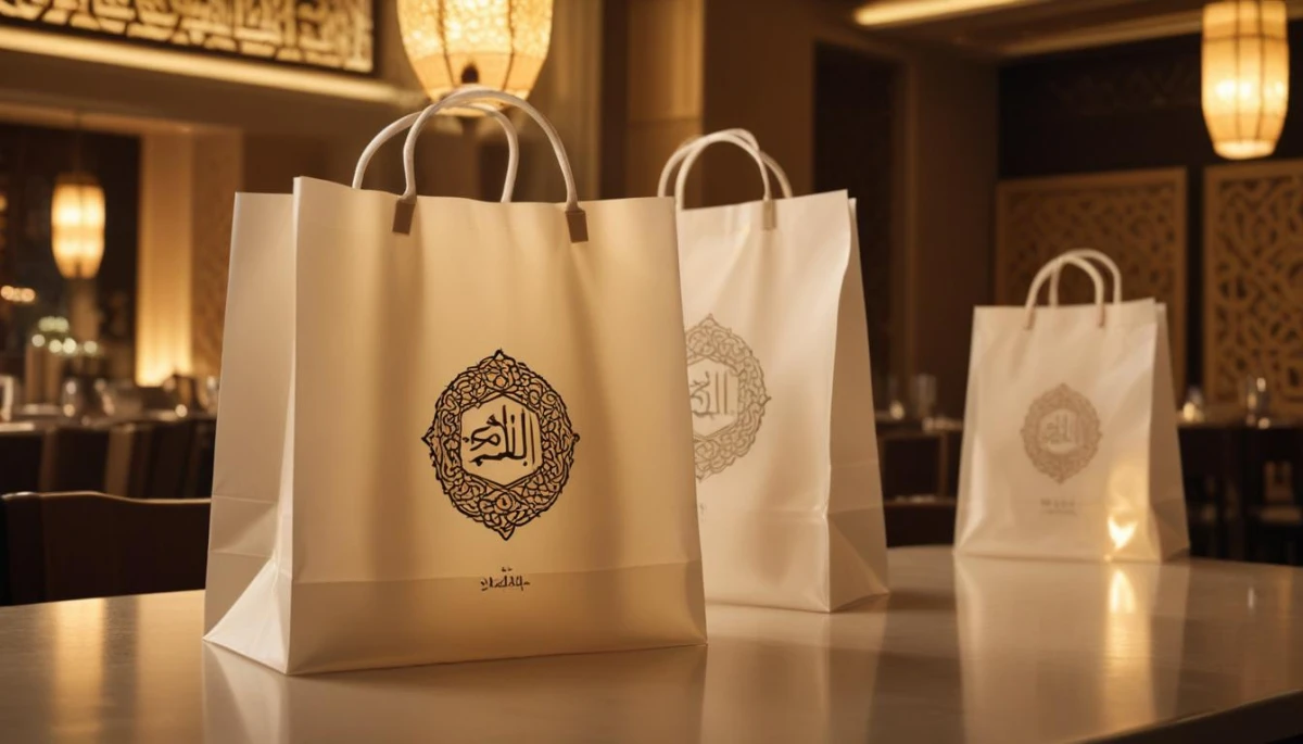 طباعة أكياس نايلون للمطاعم في السعودية