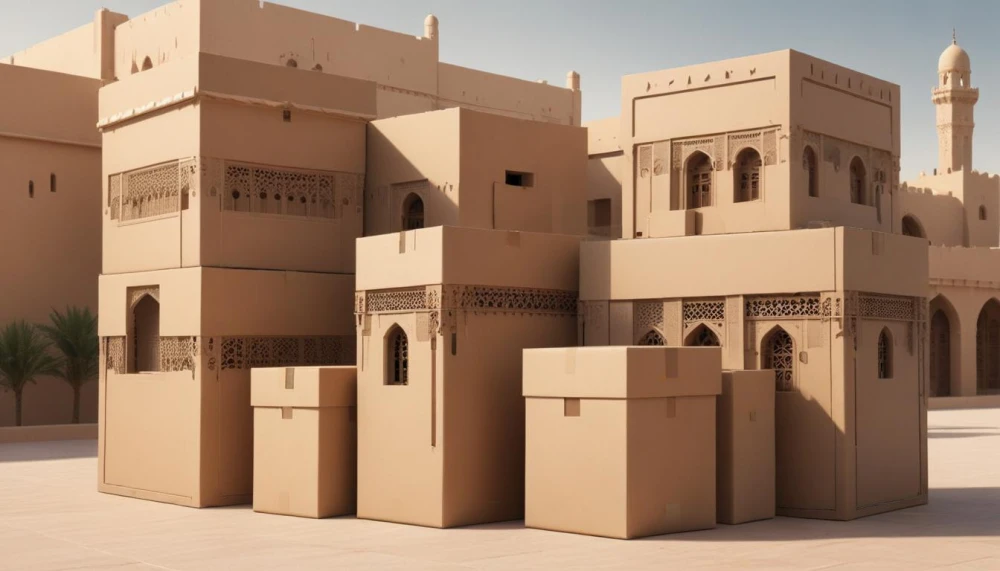 كراتين شحن عبايات الرياض
