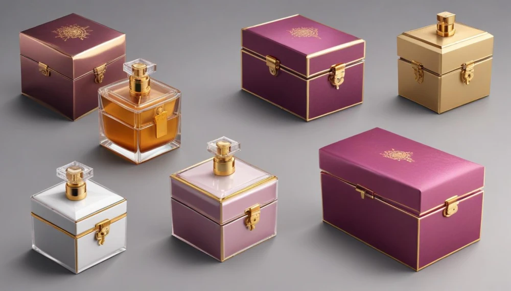 أفكار تصميم علب عطور فاخرة