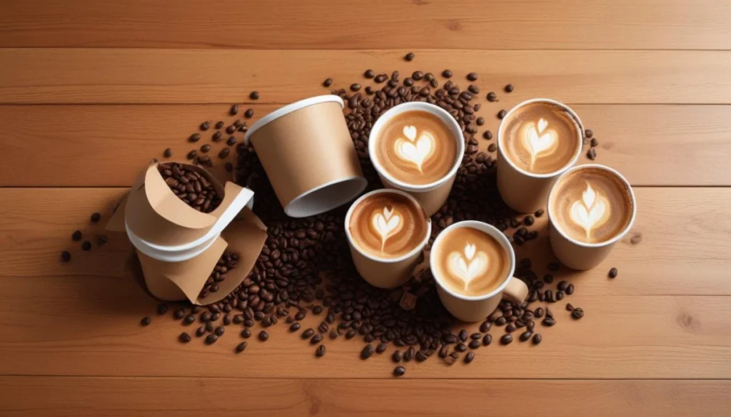 اكواب كرتون للقهوة