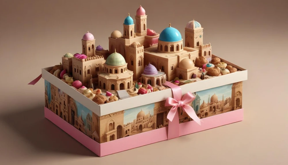 تصميم علب حلويات وهدايا بالرياض
