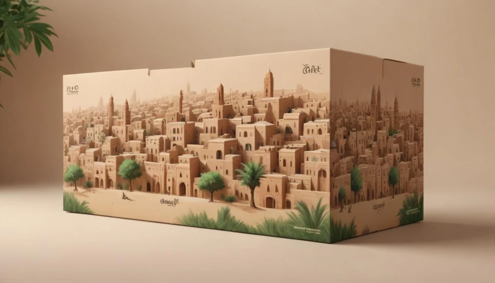 تصميم علب كرتون للمتاجر الإلكترونية