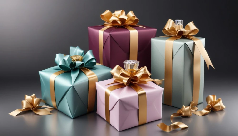 تغليف علب هدايا عطور للمناسبات